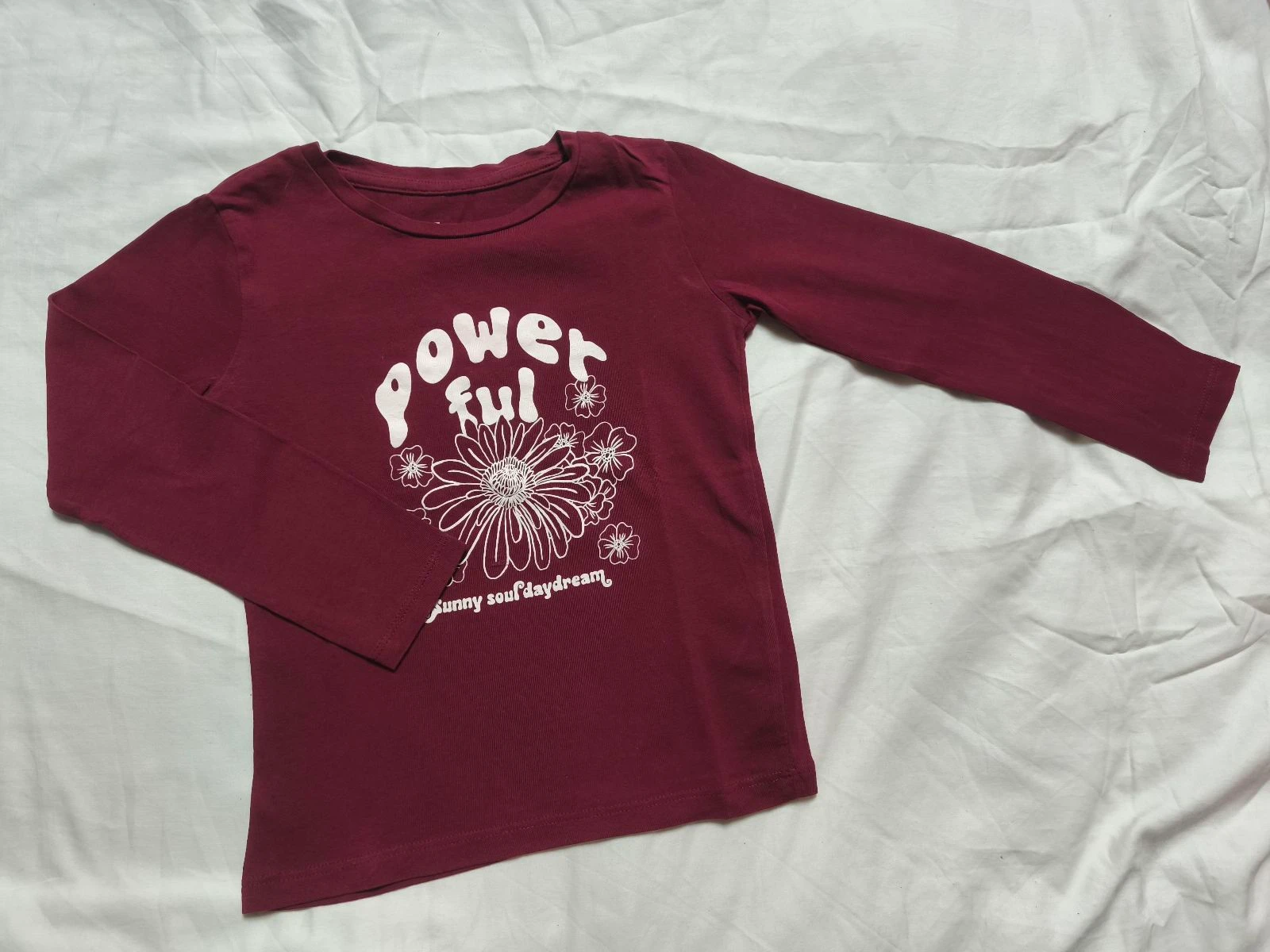 Lot of 3 girls' long-sleeve t-shirts (5 years old) – photo 6